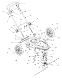 Part Location Diagram of 631-0096 MTD Trimmer Deflector Assembly